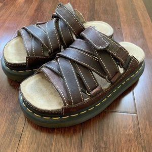 Vintage platform doc marten sandals